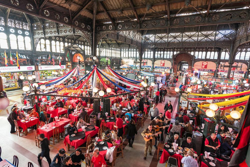 Santiago,,Chile,-,May,26:,Activity,Inside,The,Central,Market